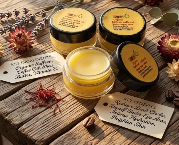 Saffron Coffee Under Eye Cream